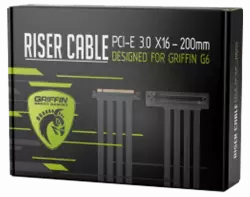 Green VERTICAL MOUNTING VGA KIT PCI- E 3.0 X16 - 200MM RISER