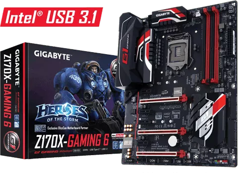 GIGABYTE GA-Z170X-Gaming 6 REV 1.0
