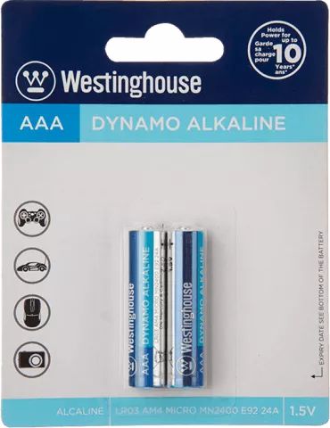 Westinghouse DYNAMO ALKALINE LR03-BP2