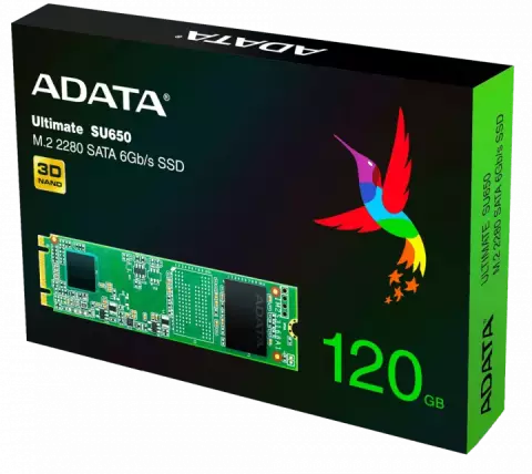 حافظه SSD اینترنال 120 گیگابایت Adata مدل ULTIMATE SU650 M.2