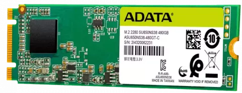 حافظه SSD اینترنال 120 گیگابایت Adata مدل ULTIMATE SU650 M.2