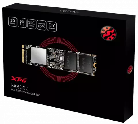 حافظه SSD اینترنال 1 ترابایت Adata مدل XPG SX8100 NVMe M.2