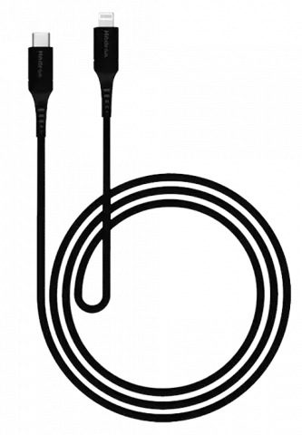 کابل شارژ 1 متری USB Type-C به Lightning هادرون مدل HTC-C-L01