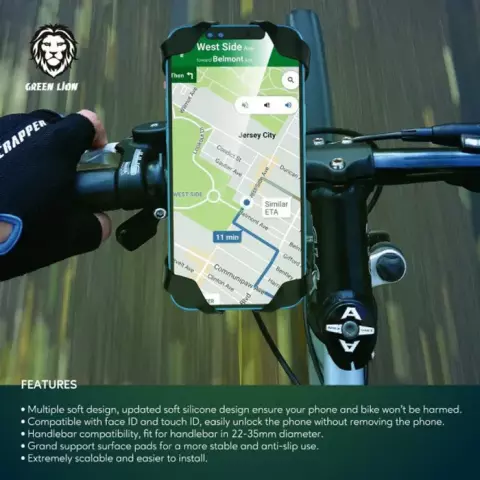 Green Lion Cycle Holder Plus