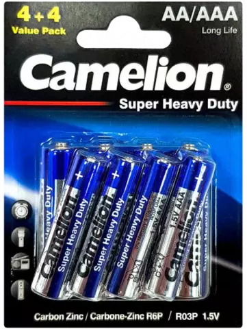 Camelion Super Heavy Duty 4R6P+4R03PBS-BP