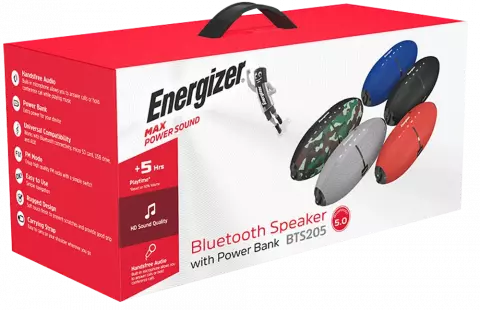 اسپیکر قابل حمل Energizer مدل BTS205