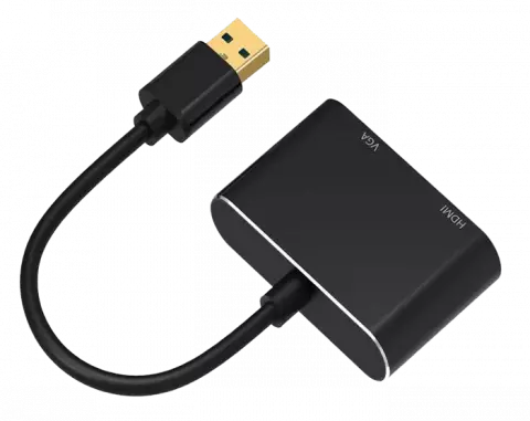 تبدیل USB به HDMI و VGA وی نت