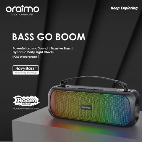 اسپیکر قابل حمل Oraimo مدل Boom OBS-75D