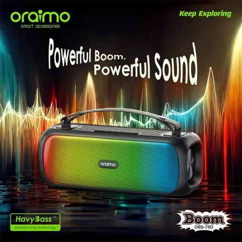 اسپیکر قابل حمل Oraimo مدل Boom OBS-75D