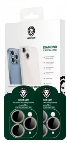 محافظ لنز دوربین Green Lion مدل Diamond مناسب برای iPhone 13 Pro / 13 Pro Max