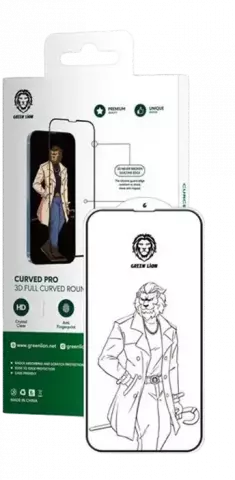 محافظ صفحه نمایش Green Lion مدل 3D Curved Pro مناسب برای iPhone 13 Pro Max