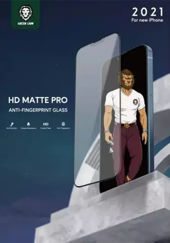 محافظ صفحه نمایش Green Lion مدل HD Matte Pro مناسب برای iPhone 13 / 13 Pro