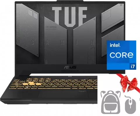 لپ تاپ گیمینگ 17.3 اینچ Asus مدل TUF Gaming F17 FX707VV4 - HX047