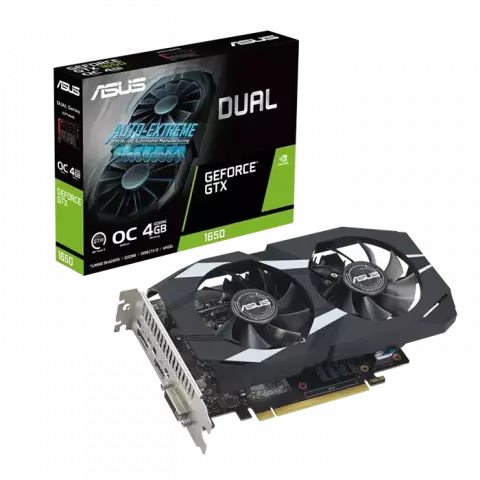 ASUS Dual GeForce GTX 1650 OC Edition 4GB GDDR6 EVO
