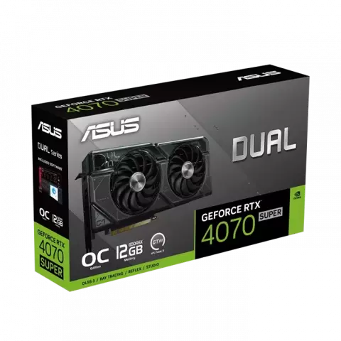 ASUS Dual GeForce RTX 4070 SUPER OC Edition 12GB GDDR6X