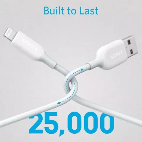 کابل تبدیل 90 سانتی متری USB-A به Lightning انکر مدل Powerline III A8812