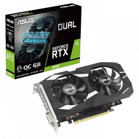 ASUS Dual GeForce RTX 3050 OC Edition 6GB GDDR6