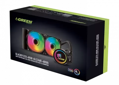 Green GLACIER ECO GLC240E-ARGB