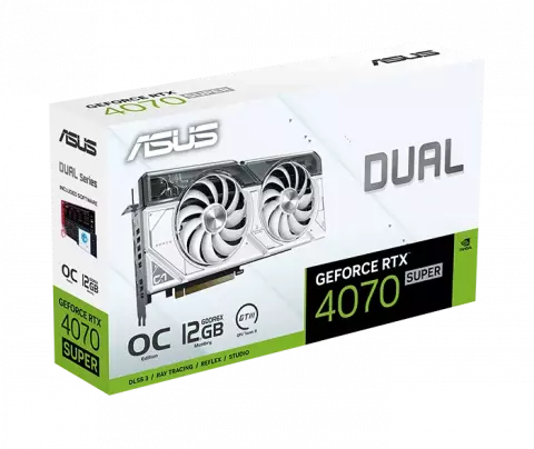 ASUS Dual GeForce RTX 4070 SUPER OC Edition 12GB GDDR6X