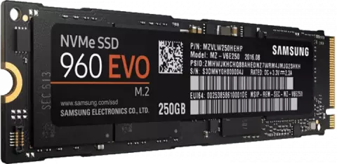 حافظه SSD اینترنال 250 گیگابایت Samsung مدل EVO 960 NVME