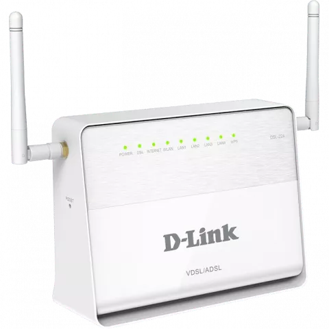 مودم روتر 2 آنتن D-Link مدل DSL-224