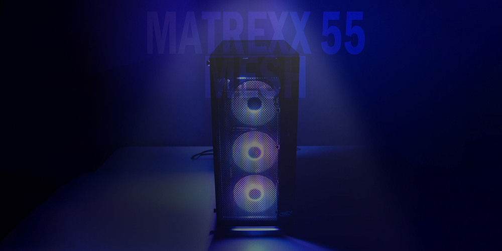  کیس دیپ کول مدل MATREXX 55 MESH ADD-RGB 4F