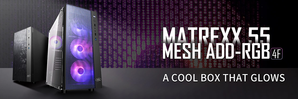  کیس DeepCool مدل MATREXX 55 MESH ADD-RGB 4F