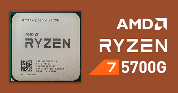 پردازنده 3.8 گیگاهرتز AMD مدل Ryzen 7 5700G