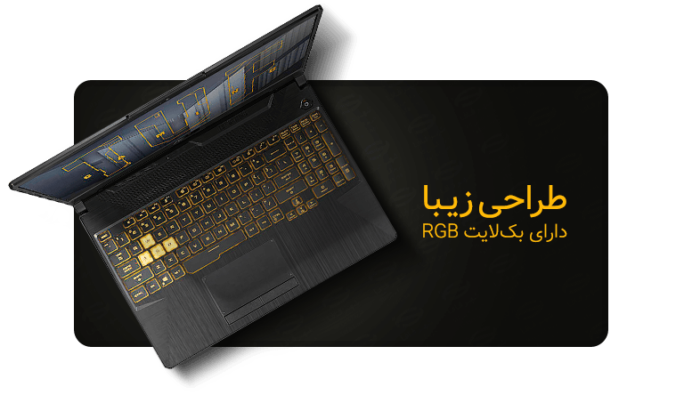 لپ تاپ گیمینگ Asus مدل TUF Gaming F15 FX506LH