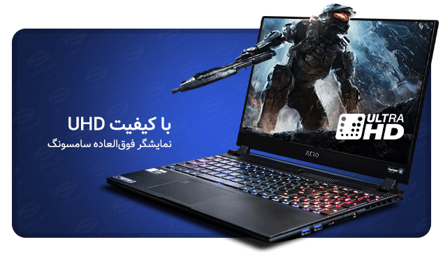 لپ تاپ گیمینگ Gigabyte مدل AERO 15 OLED RP75